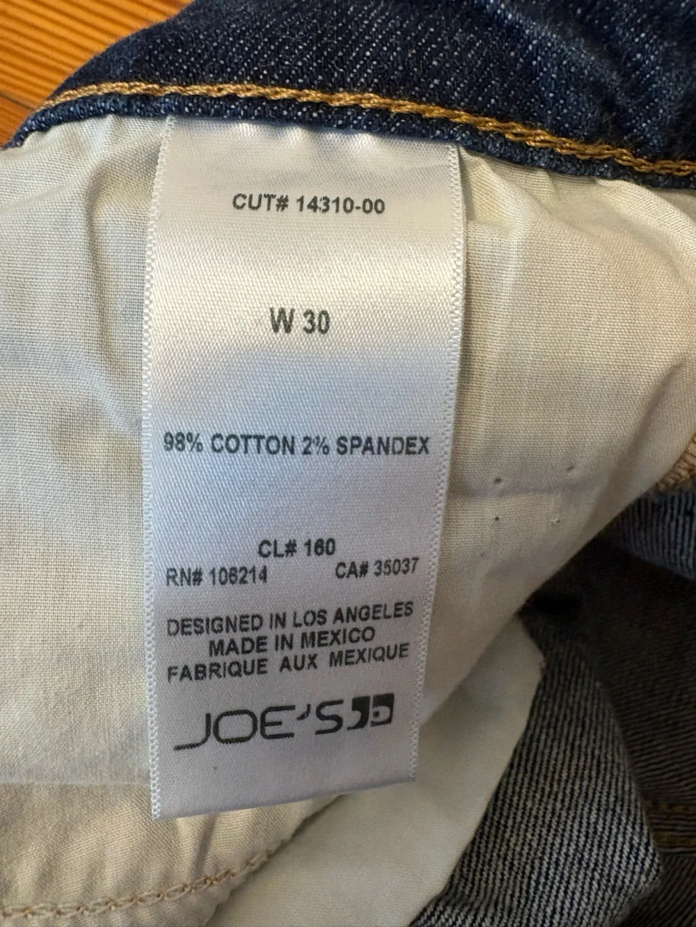 Joe’s Denim Dark Wash Shorts